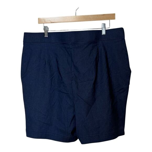 Rafaella bundle 2 shorts black and blue stretch shorts Bermuda size 18 NWT - Picture 4 of 10